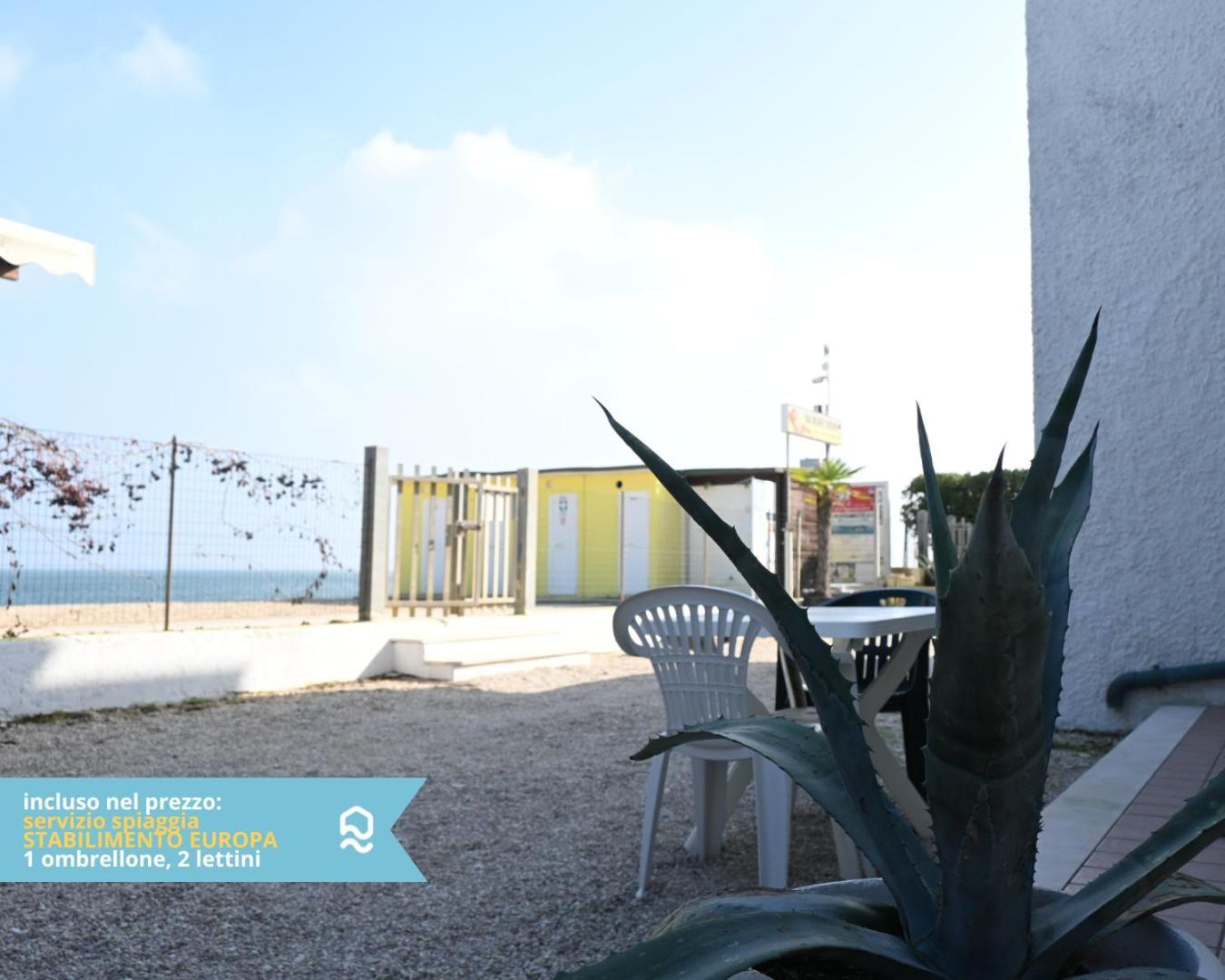 Rs316 - Marcelli, Bilocale In Residence Fronte Mare Pt ภายนอก รูปภาพ
